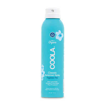 Coola Classic Body Spray Fragrance-Free Spf 50