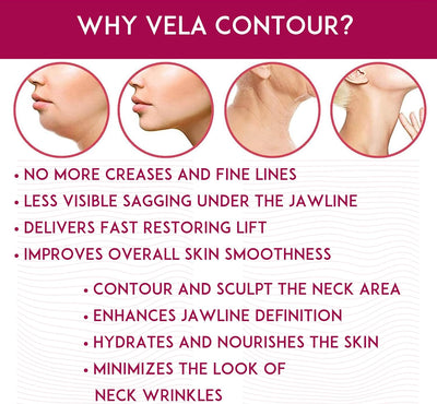 Vela Contour Lifting Cream for ansikt, dobbelthake og hals