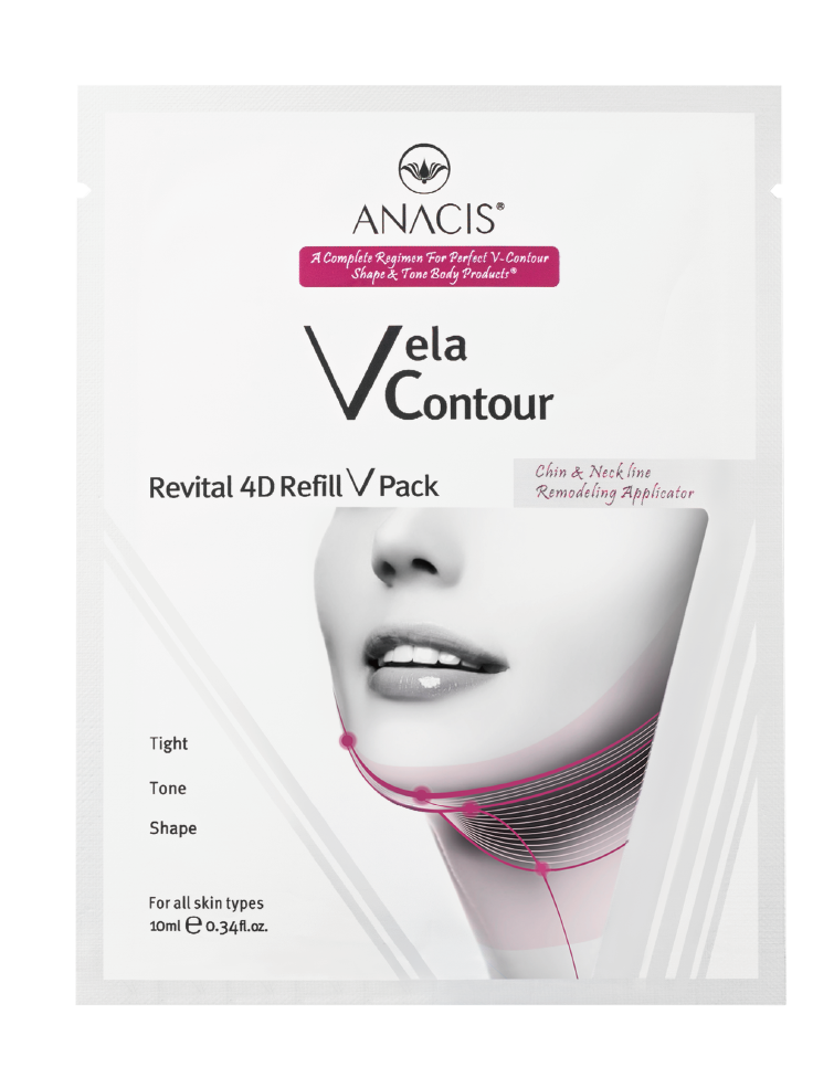Anacis Vela Contour 4 D Refill V Pack Mask - 5 st