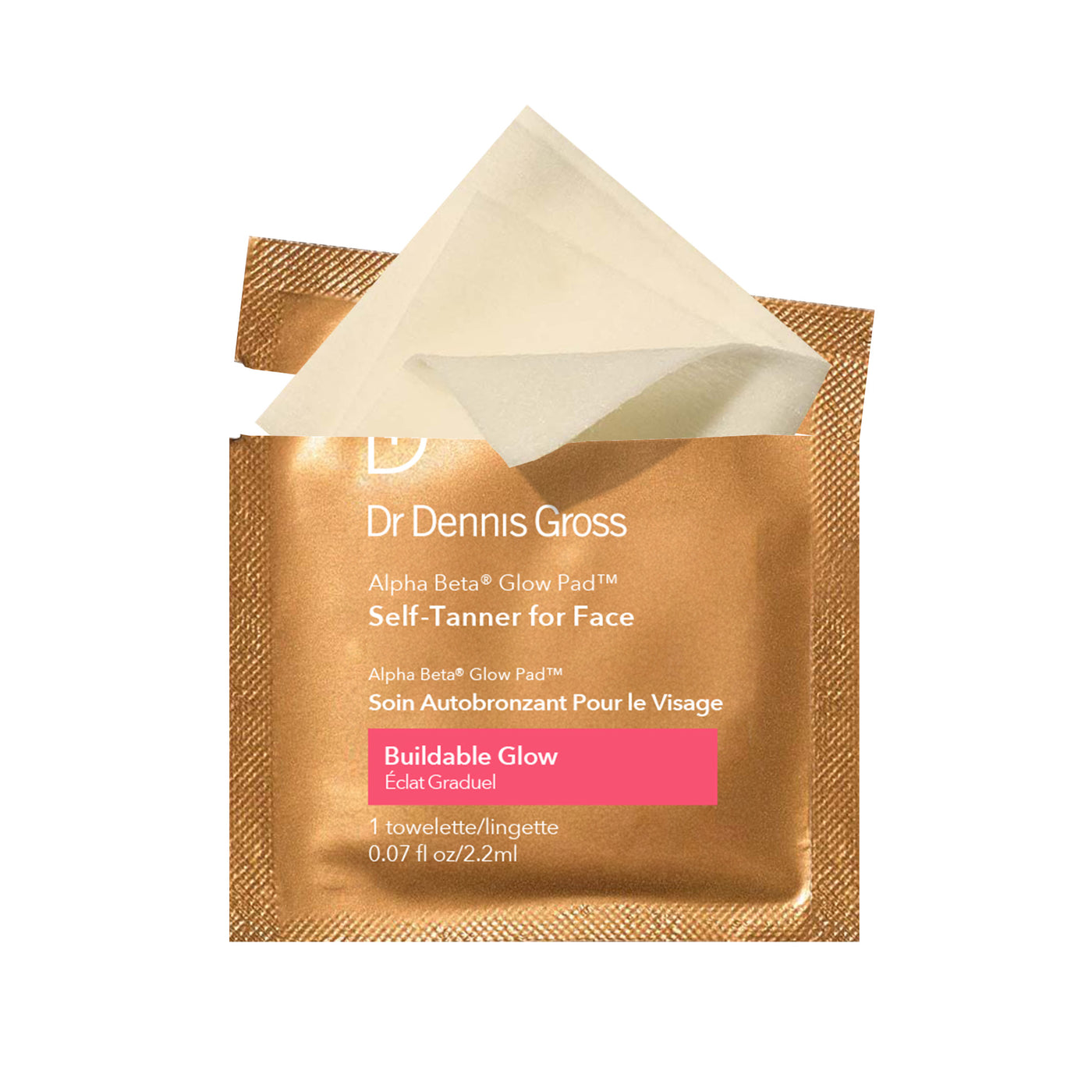 Dr.Dennis Gross Skincare Alpha Beta Glow Pad Intense Glow Self-Tanner for Face -Servetter,20 st