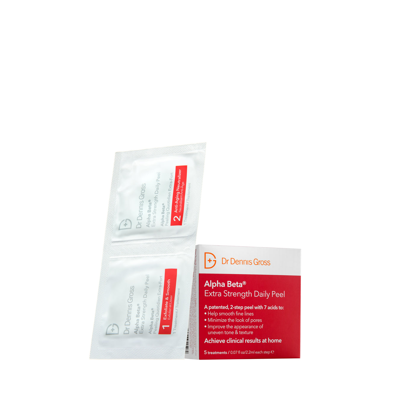 Dr.Dennis Gross Skincare Alpha Beta™ Extra Strength Daily Peel (5 engangs servietter) 