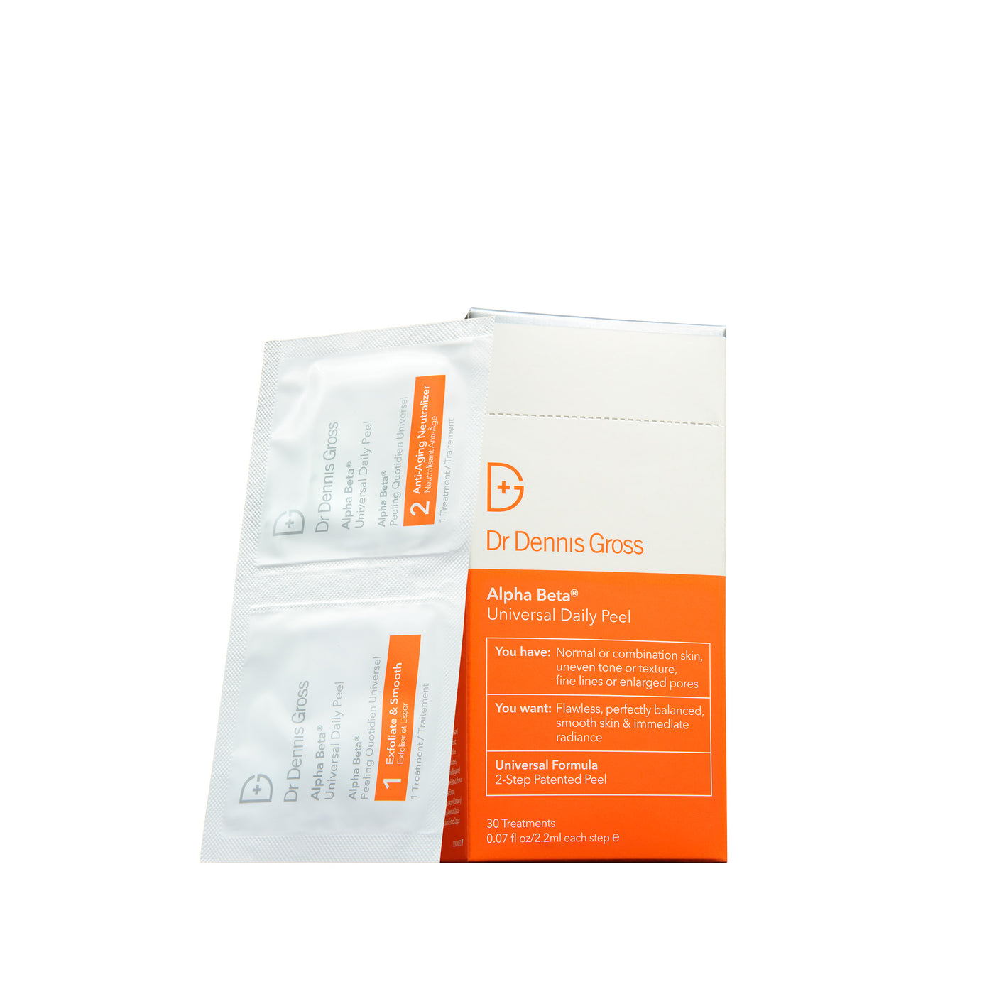 Dr.Dennis Gross Skincare Alpha Beta™ Universal Daily Peel (30 engangservietter)
