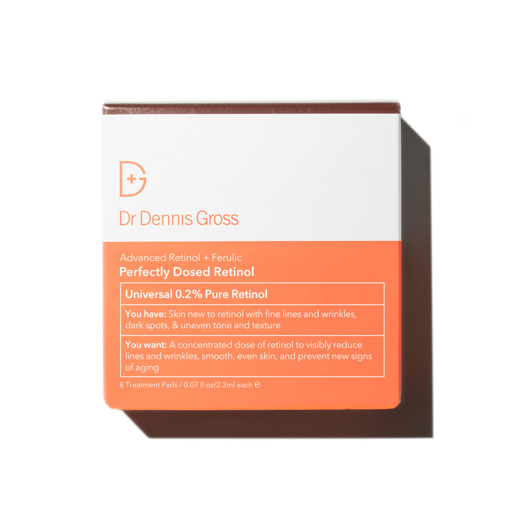 Dr.Dennis Gross Skincare Advanced Retinol +Ferulic Overnight Texture Renewal Peel, 8 st
