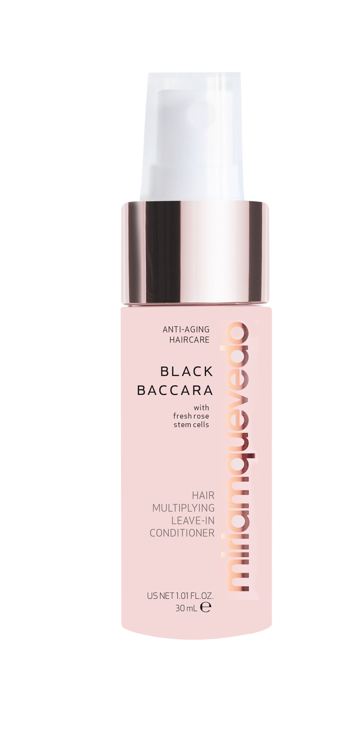 Miriam Quevedo Black Baccara Hair Multiplying Leave-in Conditioner 30 ml - reisestørrelse