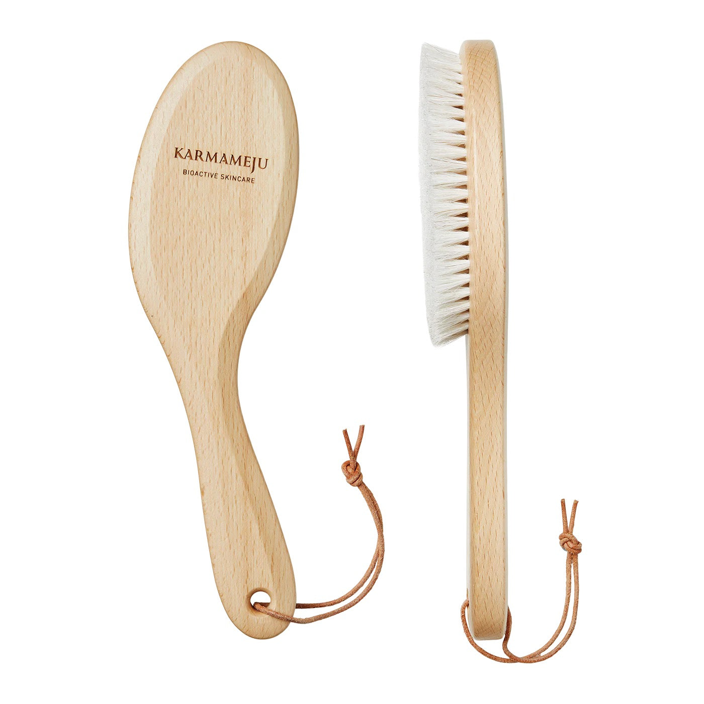 Karmameju BUFF body brush, Natural - long handle