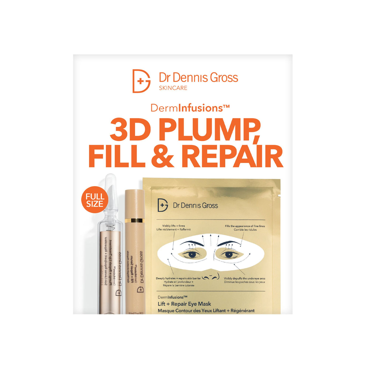 Dr.Dennis Gross Skincare DermInfusions Fill & Repair Kit