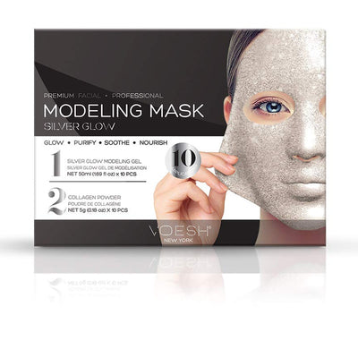 Facial Modeling Mask Silver