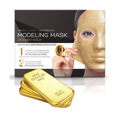 Facial Modeling Mask Gold